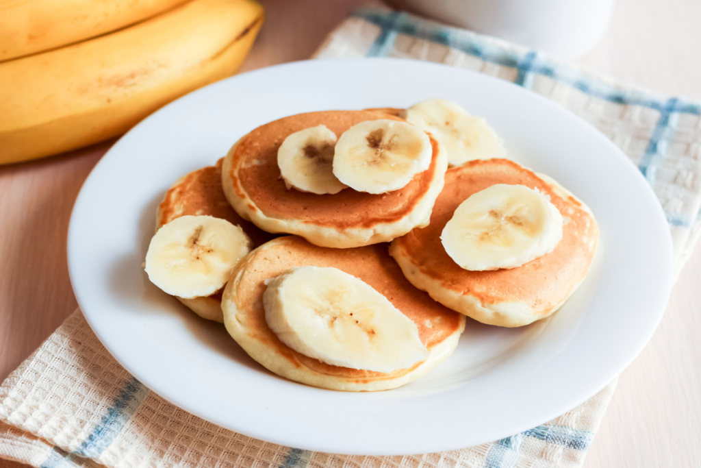 panqueca de banana para bebês